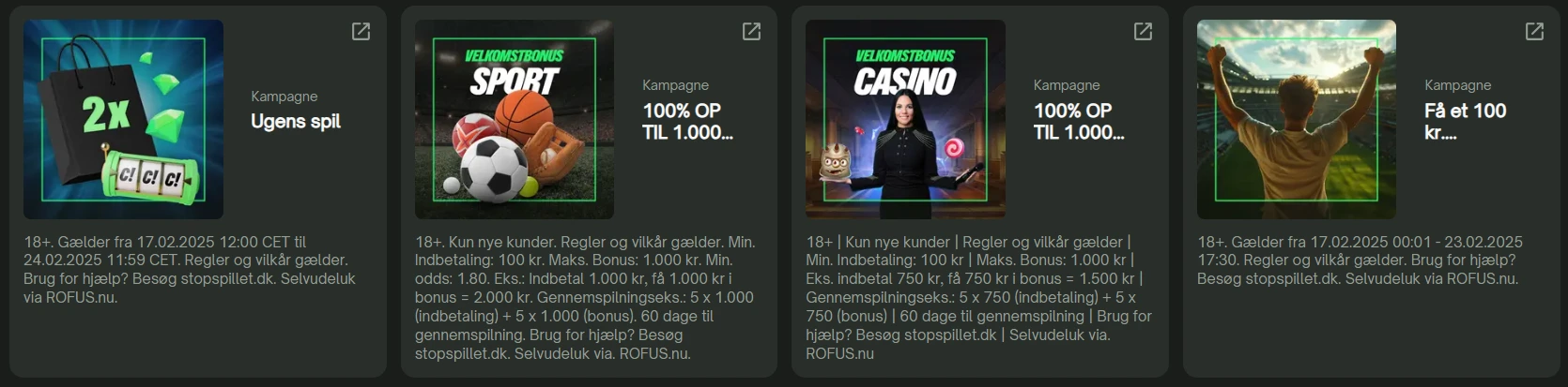 comeon casino bonus