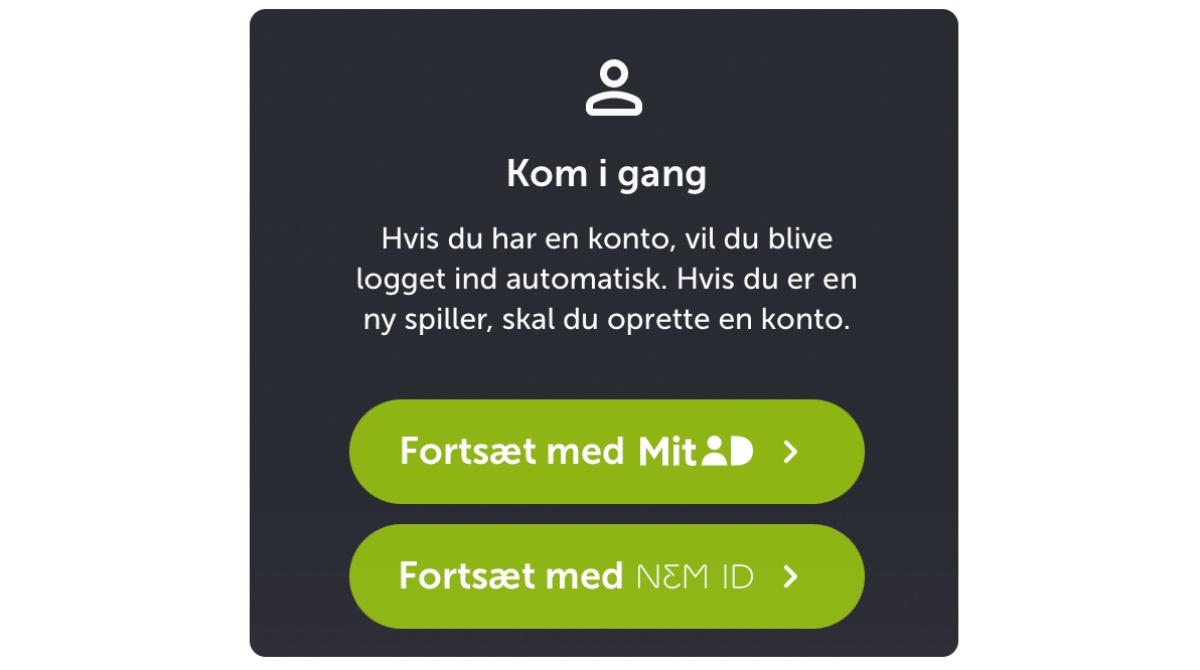 Sådan logger du ind hos ComeOn